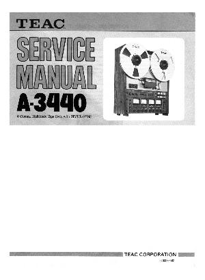 Service manual Teac A-3440 ― Manual-Shop.ru
