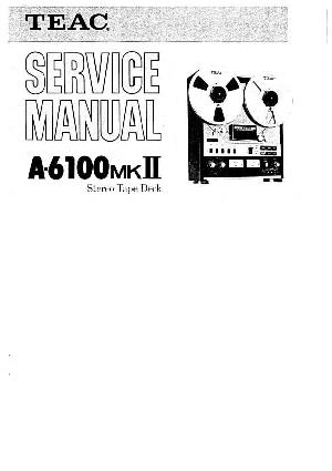 Сервисная инструкция Teac A-6100MKII ― Manual-Shop.ru