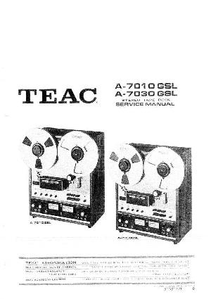 Service manual Teac A-7010GSL, A-7030GSL  ― Manual-Shop.ru