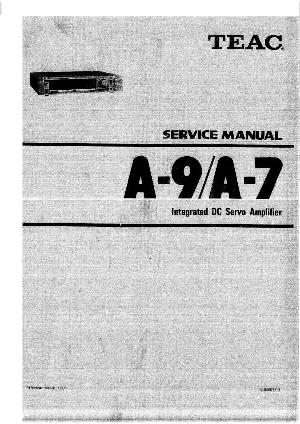 Service manual Teac A-7, A-9 ― Manual-Shop.ru