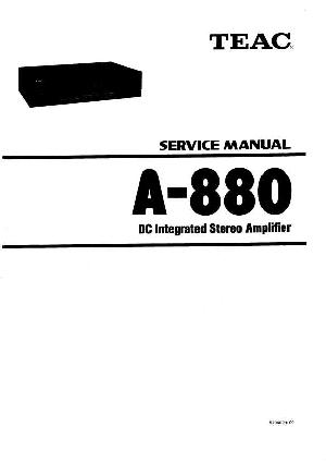 Service manual Teac A-880  ― Manual-Shop.ru