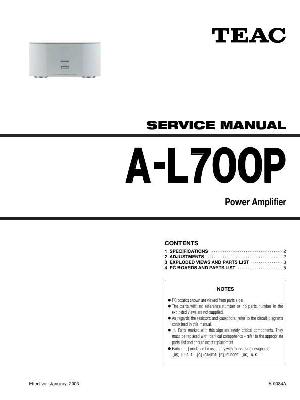 Service manual Teac A-L700P ― Manual-Shop.ru