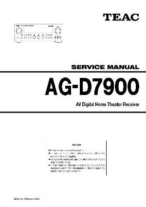 Service manual Teac AG-D7900 ― Manual-Shop.ru