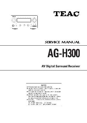 Service manual Teac AG-H300 ― Manual-Shop.ru