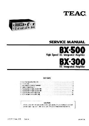 Service manual Teac BX-300, BX-500 ― Manual-Shop.ru