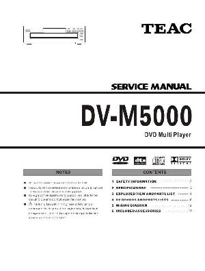 Сервисная инструкция Teac DV-M5000 ― Manual-Shop.ru