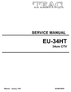 Service manual Teac EU-34HT ― Manual-Shop.ru
