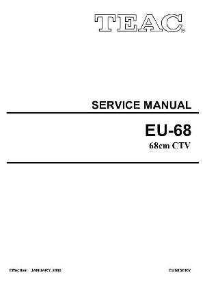 Service manual Teac EU-68 ― Manual-Shop.ru