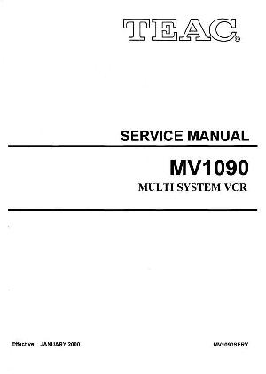 Service manual Teac MV-1090 ― Manual-Shop.ru