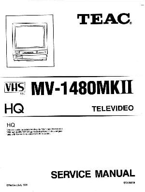 Сервисная инструкция Teac MV-1480MK2 ― Manual-Shop.ru