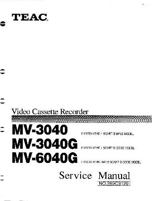 Service manual Teac MV-3040 ― Manual-Shop.ru