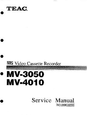 Сервисная инструкция Teac MV-3050 ― Manual-Shop.ru