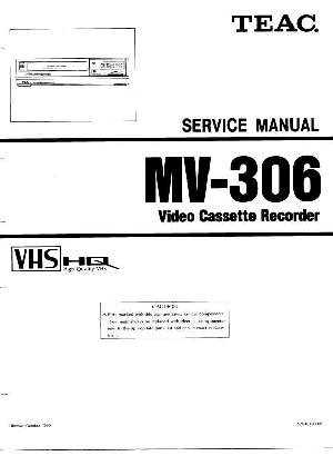 Сервисная инструкция Teac MV-306 ― Manual-Shop.ru