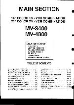 Сервисная инструкция Teac MV-3400, MV-4800