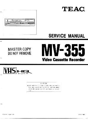 Сервисная инструкция Teac MV-355 ― Manual-Shop.ru