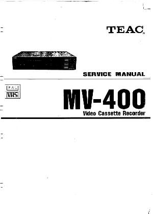 Сервисная инструкция Teac MV-400 ― Manual-Shop.ru