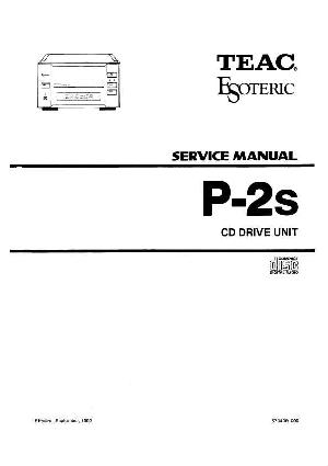 Сервисная инструкция Teac P-2S ― Manual-Shop.ru