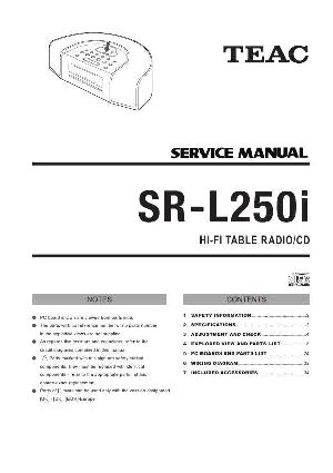Service manual Teac SR-L250I ― Manual-Shop.ru