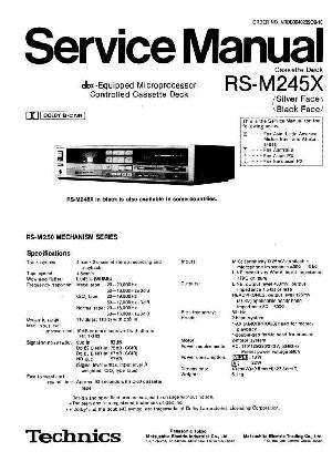 Service manual Technics RS-M245X ― Manual-Shop.ru
