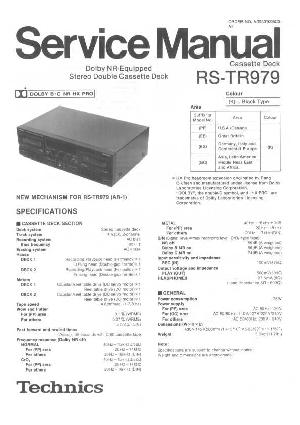 Service manual Technics RS-TR979 ― Manual-Shop.ru