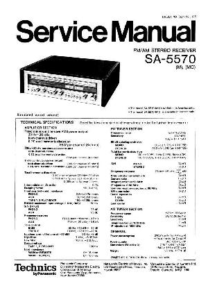 Сервисная инструкция Technics SA-5570 ― Manual-Shop.ru