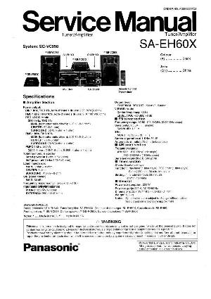 Сервисная инструкция Technics SA-EH60X ― Manual-Shop.ru