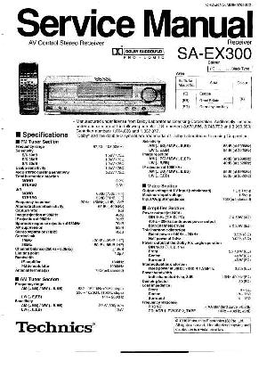 Сервисная инструкция Technics SA-EX300 ― Manual-Shop.ru