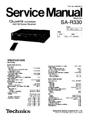 Сервисная инструкция Technics SA-R330 ― Manual-Shop.ru