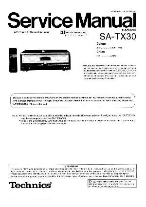 Service manual Technics SA-TX30GK ― Manual-Shop.ru