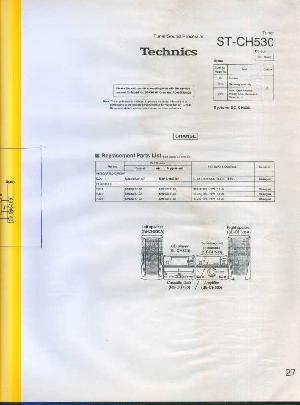 Сервисная инструкция Technics SC-CH530, SCH ― Manual-Shop.ru