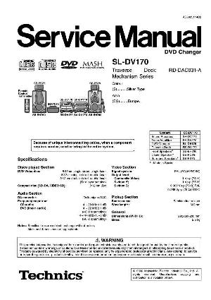 Сервисная инструкция Technics SL-DV170 ― Manual-Shop.ru