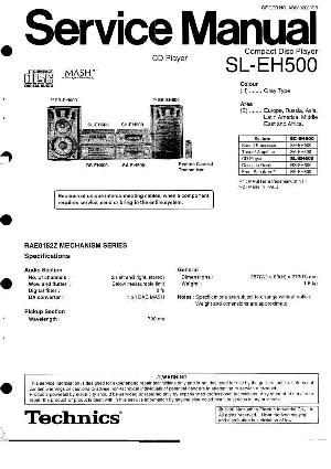 Сервисная инструкция Technics SL-EH500 ― Manual-Shop.ru