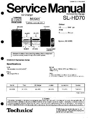 Сервисная инструкция Technics SL-HD70 ― Manual-Shop.ru