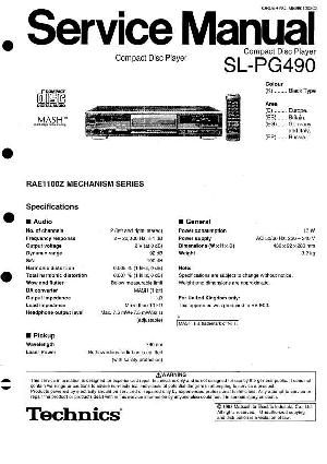 Service manual Technics SL-PG490 ― Manual-Shop.ru