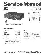 Сервисная инструкция Technics SL-PS50