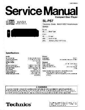 Сервисная инструкция Technics SL-PS7 ― Manual-Shop.ru