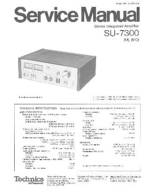 Сервисная инструкция Technics SU-7300 ― Manual-Shop.ru