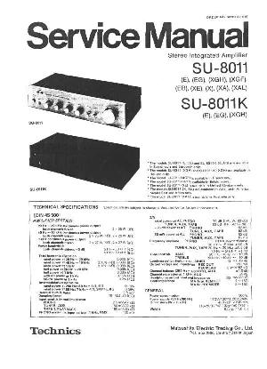 Сервисная инструкция Technics SU-8011 ― Manual-Shop.ru