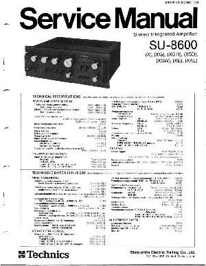 Сервисная инструкция Technics SU-8600 ― Manual-Shop.ru