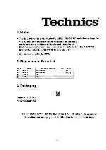 Сервисная инструкция Technics SU-A909