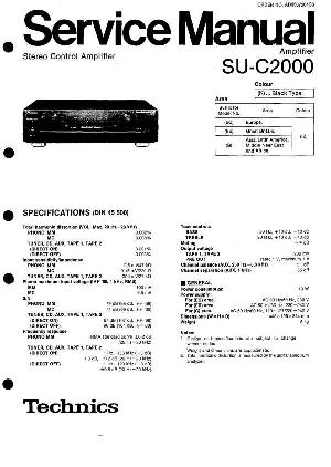 Сервисная инструкция Technics SU-C2000 ― Manual-Shop.ru