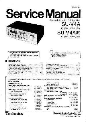 Сервисная инструкция Technics SU-V4A ― Manual-Shop.ru