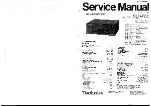 Сервисная инструкция Technics SU-V650 ― Manual-Shop.ru