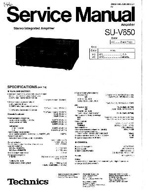 Сервисная инструкция Technics SU-V650M ― Manual-Shop.ru