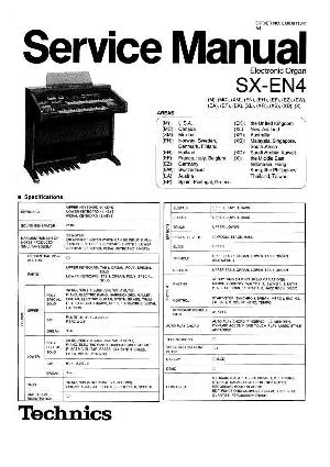 Сервисная инструкция Technics SX-EN4 ― Manual-Shop.ru