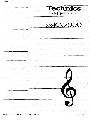 Сервисная инструкция Technics SX-KN2000 ― Manual-Shop.ru