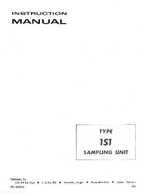 Сервисная инструкция Tektronix 1S1 SAMPLING-UNIT ― Manual-Shop.ru