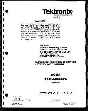Service manual Tektronix 2235 OSCILLOSCOPE ― Manual-Shop.ru