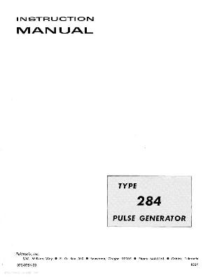 Сервисная инструкция Tektronix 284 PULSE-GENERATOR ― Manual-Shop.ru