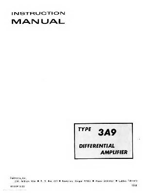 Service manual Tektronix 3A9 ― Manual-Shop.ru